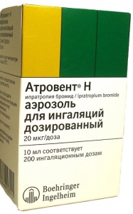 Атровент Н аэроз. д/ингал. доз. 20мкг/доза 200доз 10мл №1