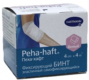 Бинт Пеха-хафт самофиксир когезивный 4мх4см белый №1 (9324832)